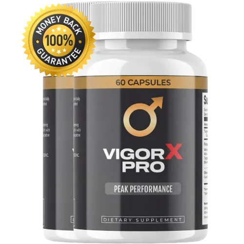 VigorX Pro Natural Male Vitality Supplement - 60 Capsules Per Bottle